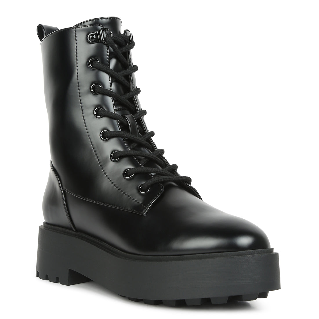 ankle biker boots#color_black