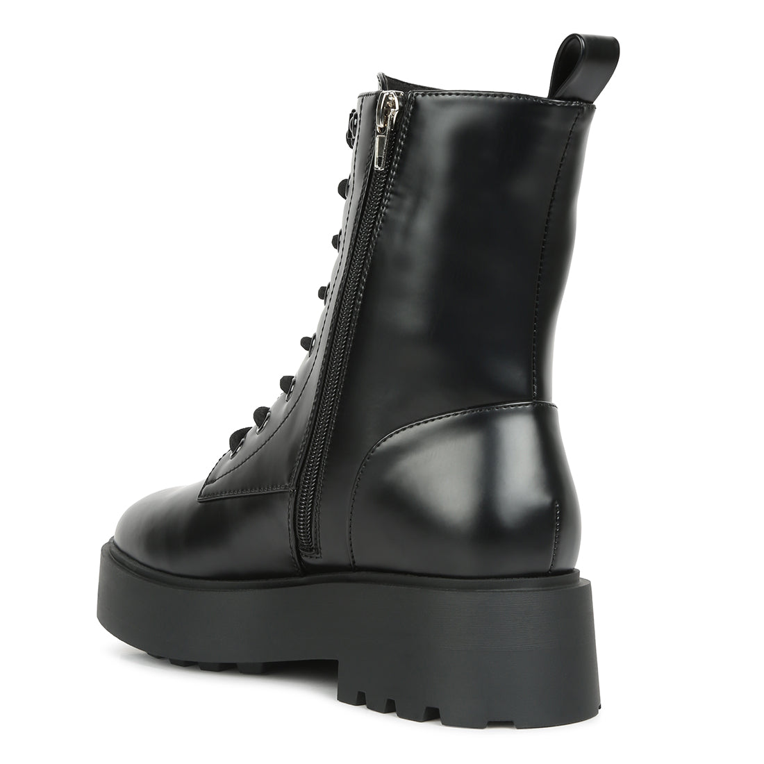 ankle biker boots#color_black
