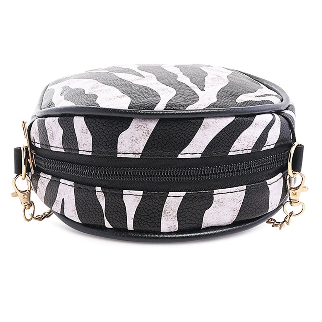 Black Zebra Sling Bag