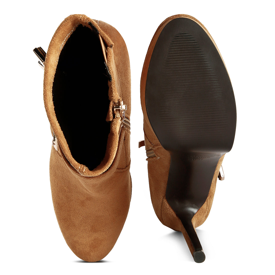 high platform stiletto ankle boots#color_tan