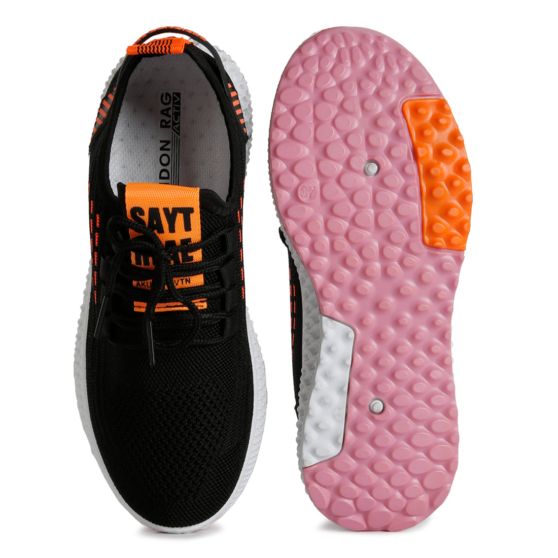 Jump High Active Sneakers in Black