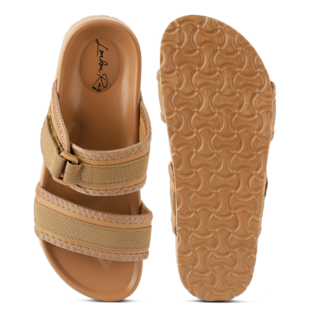 Brown Nautic Casual Platforms Slides