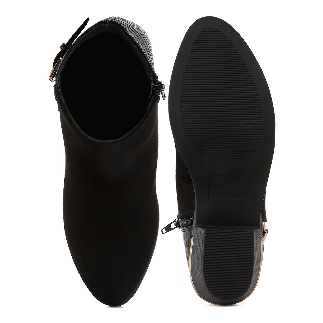 Ulani Belt Detail Ankle Length Boots