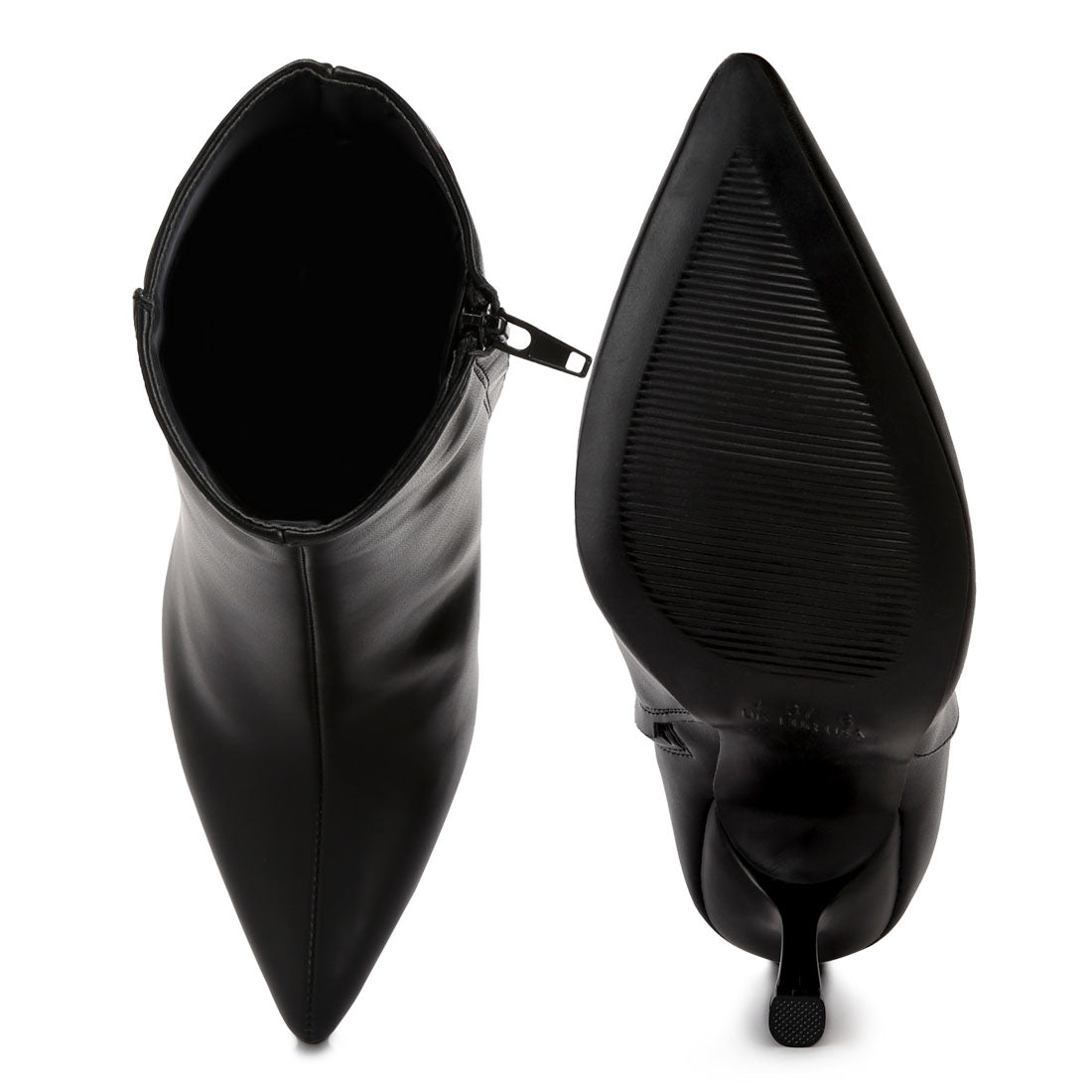 Ankle Length Stilleto Heel Boots