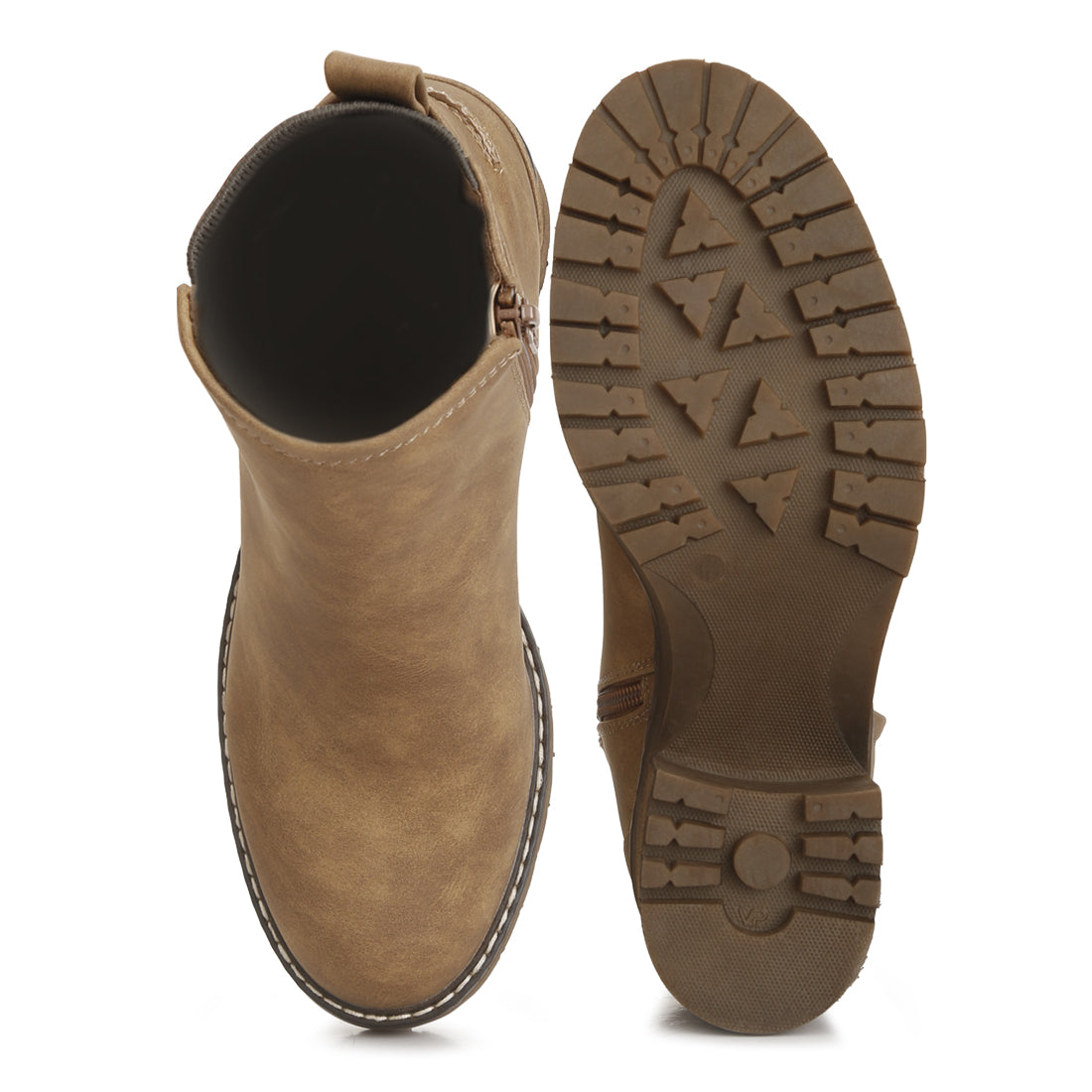 Chunky Heel Ankle Boots