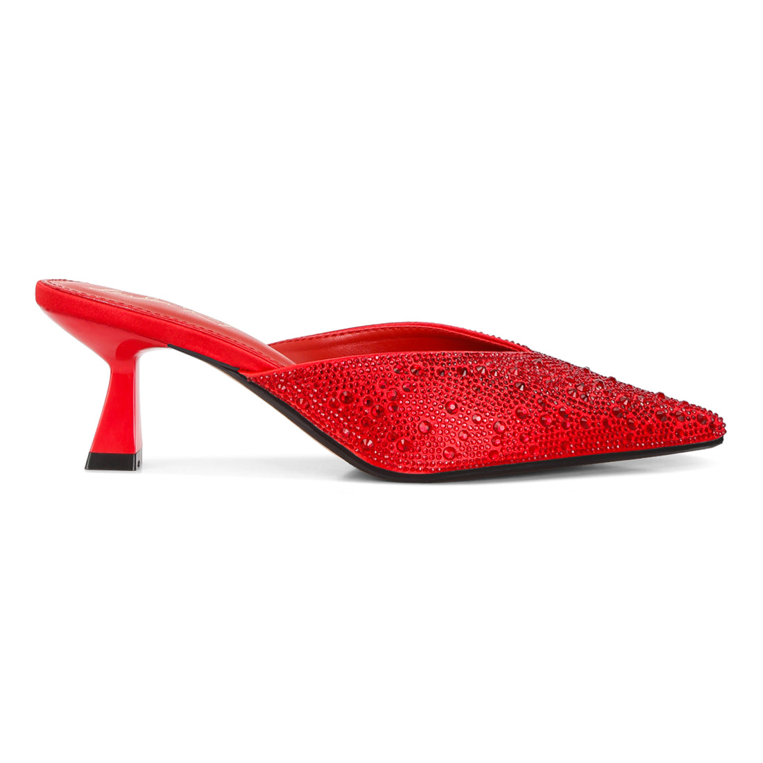 aldora rihnestones embellished mules#color_red