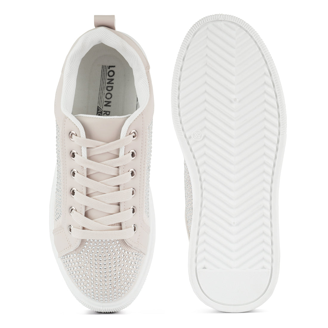 embellished chunky sneakers#color_off-white