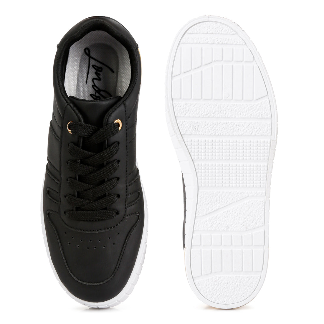 welsh panelling detail sneakers#color_black