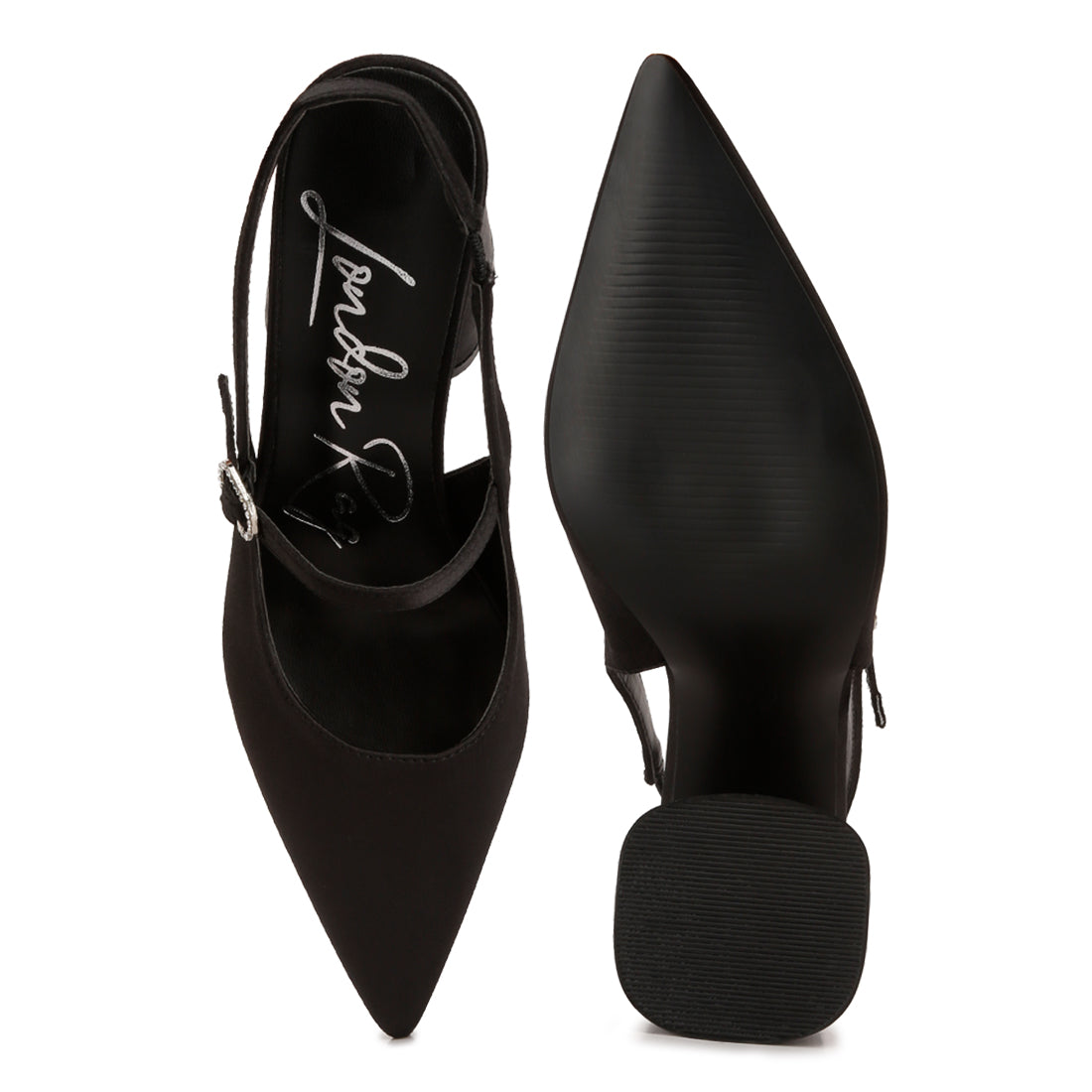 flared heel party sandals#color_black