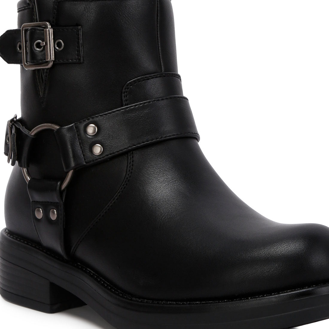 allux pin buckle boots#color_black