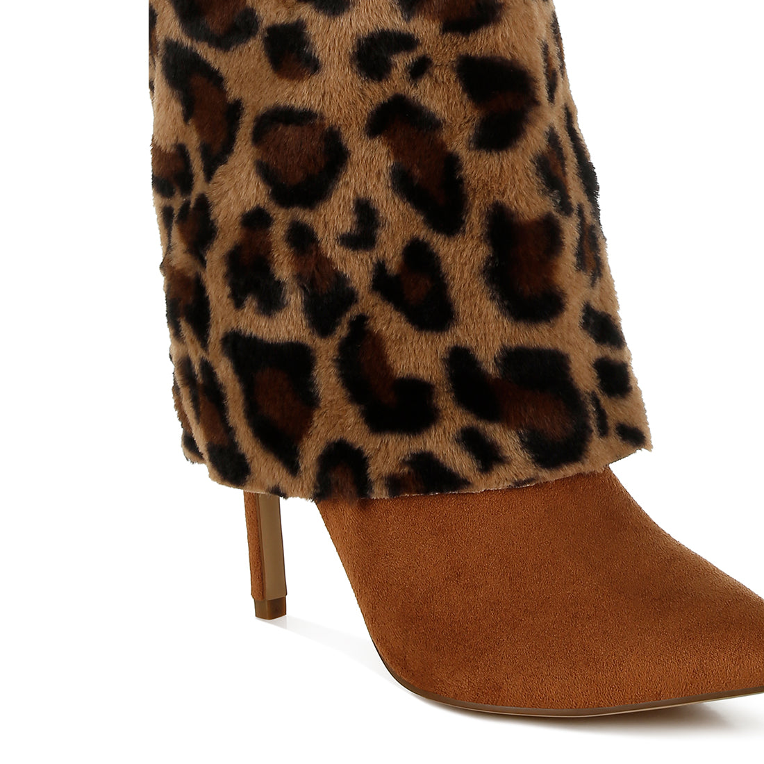 fold-over calf-high boots#color_leopard