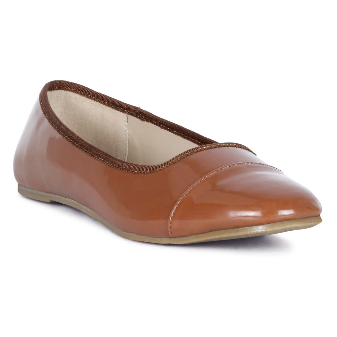 Almond Toe Ballerina Flat Shoes