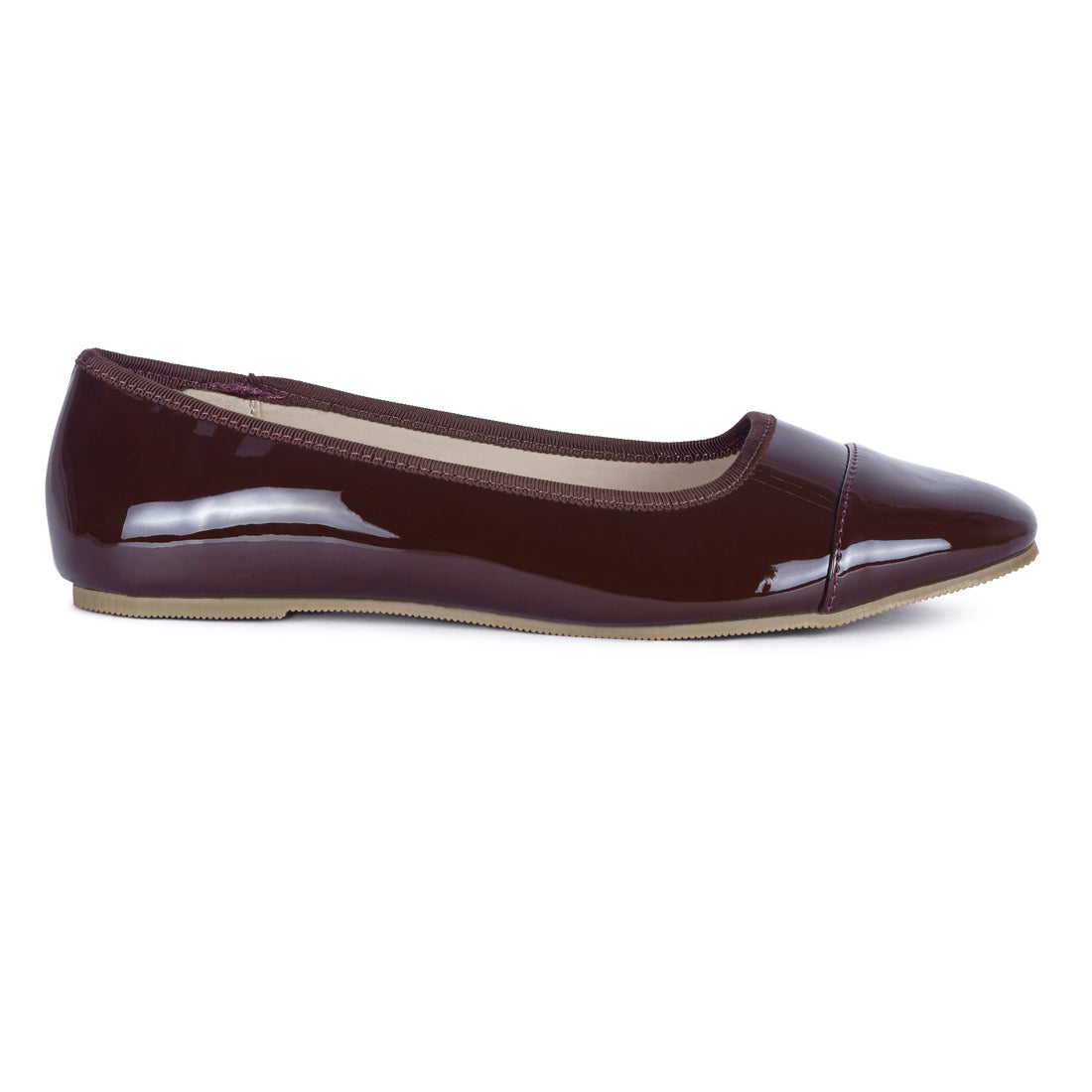 Almond Toe Ballerina Flat Shoes