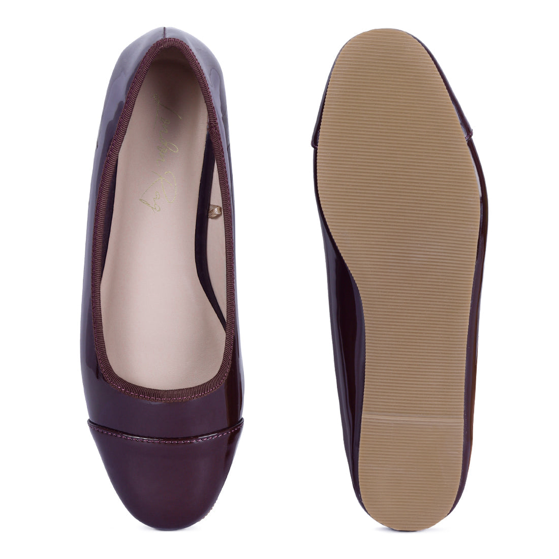 Almond Toe Ballerina Flat Shoes