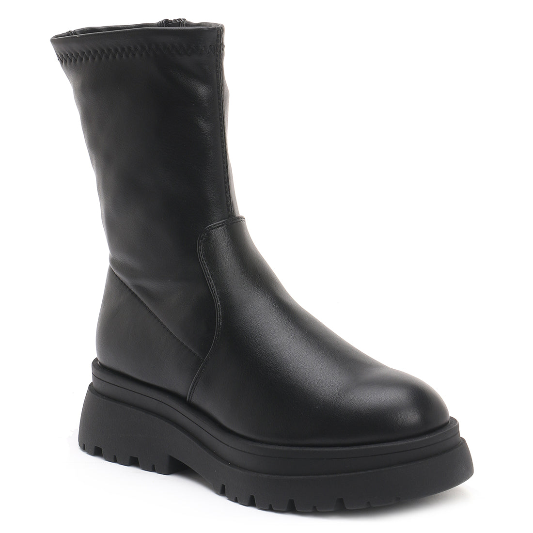 Black High Ankle Boots