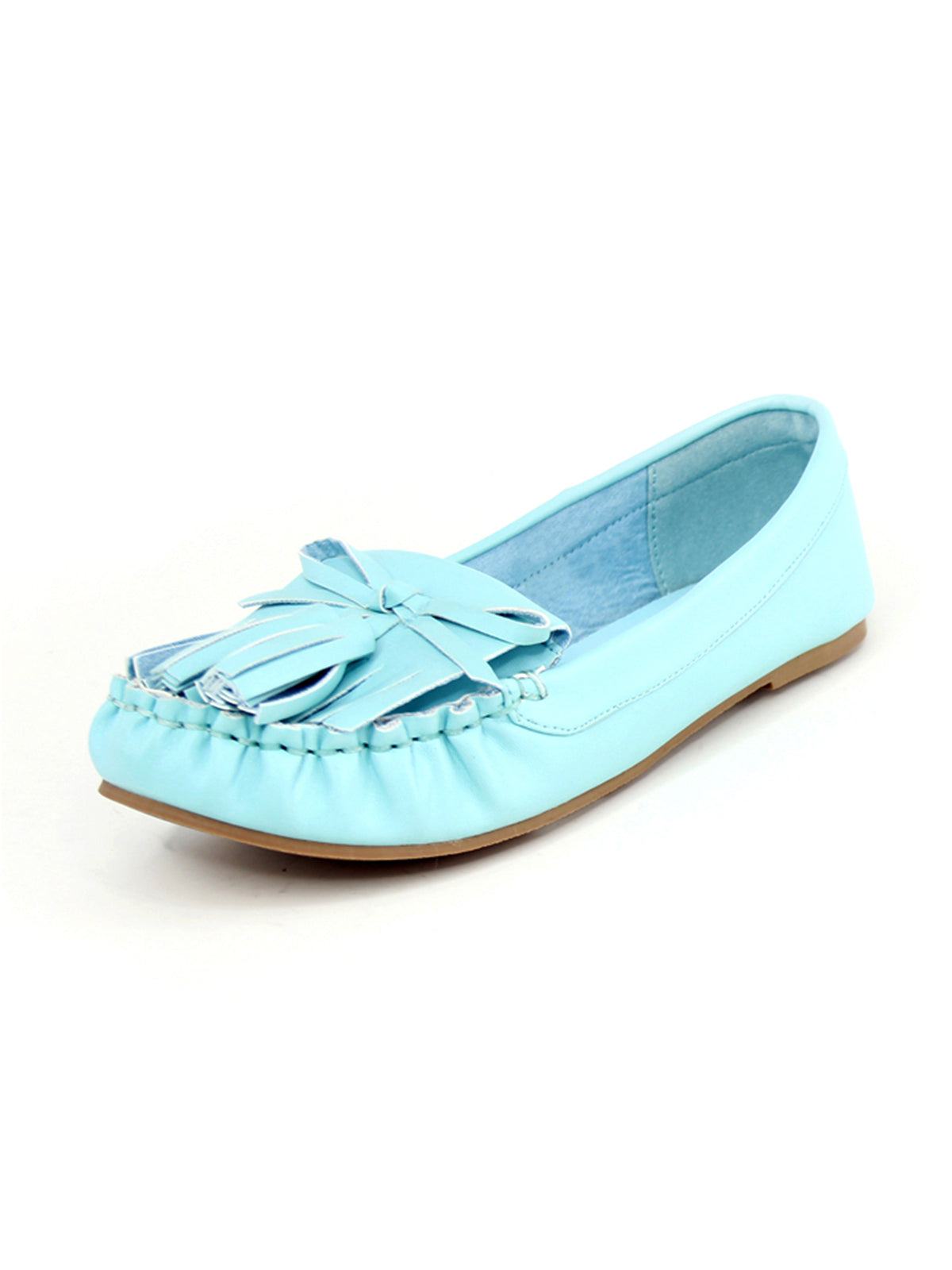 Blue Slip-On Ballerina - Blue