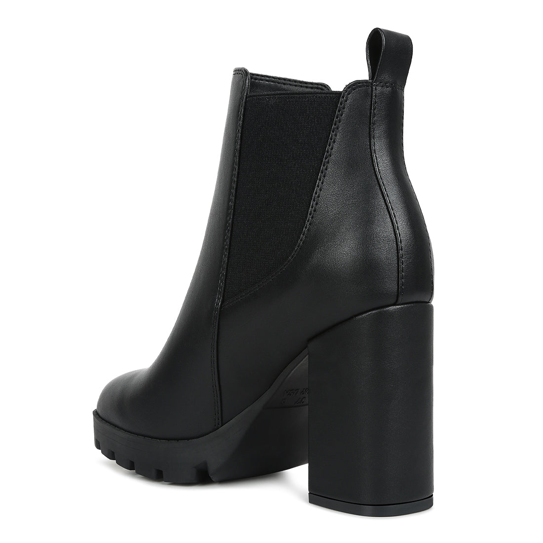 Black Block Heeled Boot