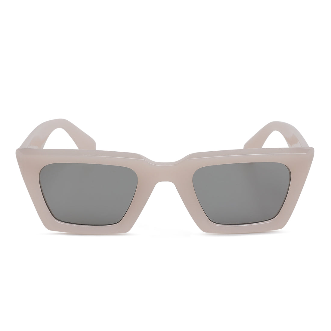 full rim wayfarer sunglasses#color_white-smoke