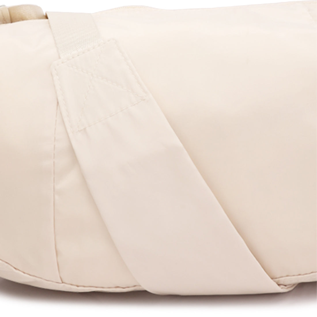 nylon hobo bag with adjustable straps#color_white