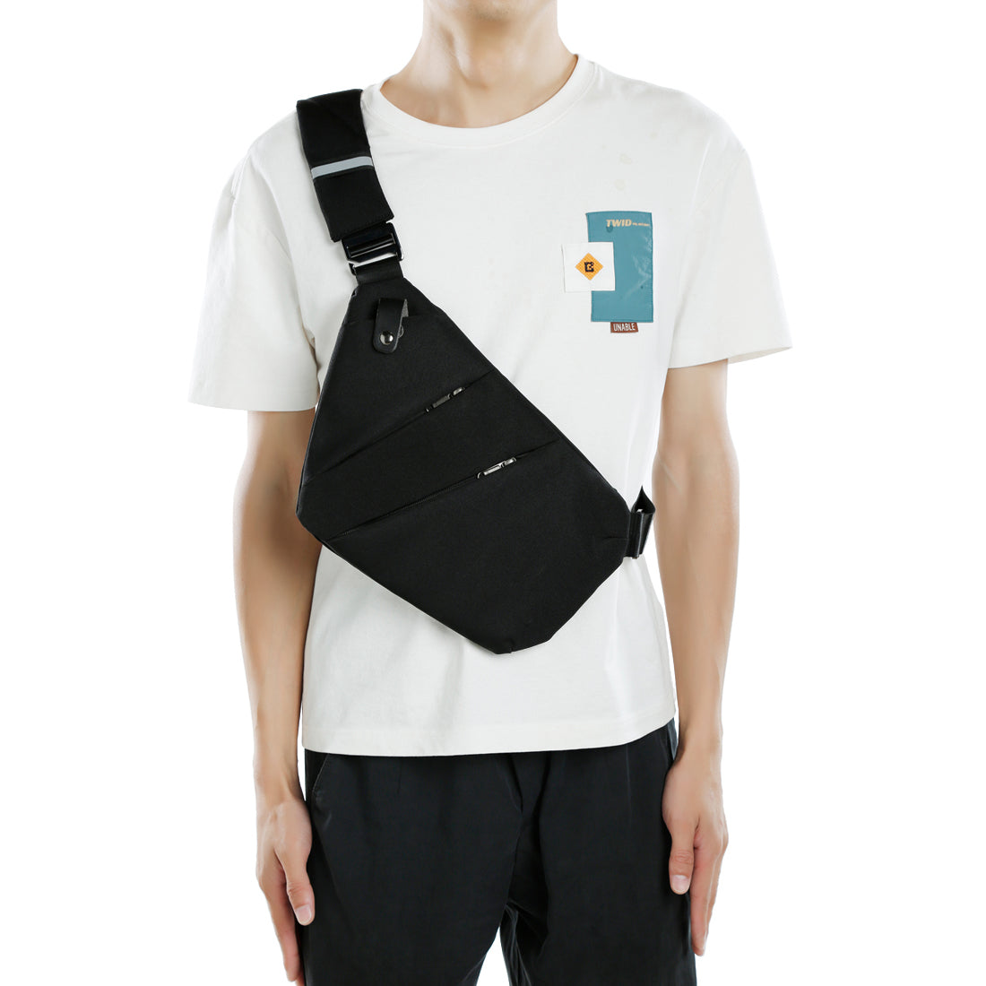 Right Shoulder Unisex Crossbody Utility Bag