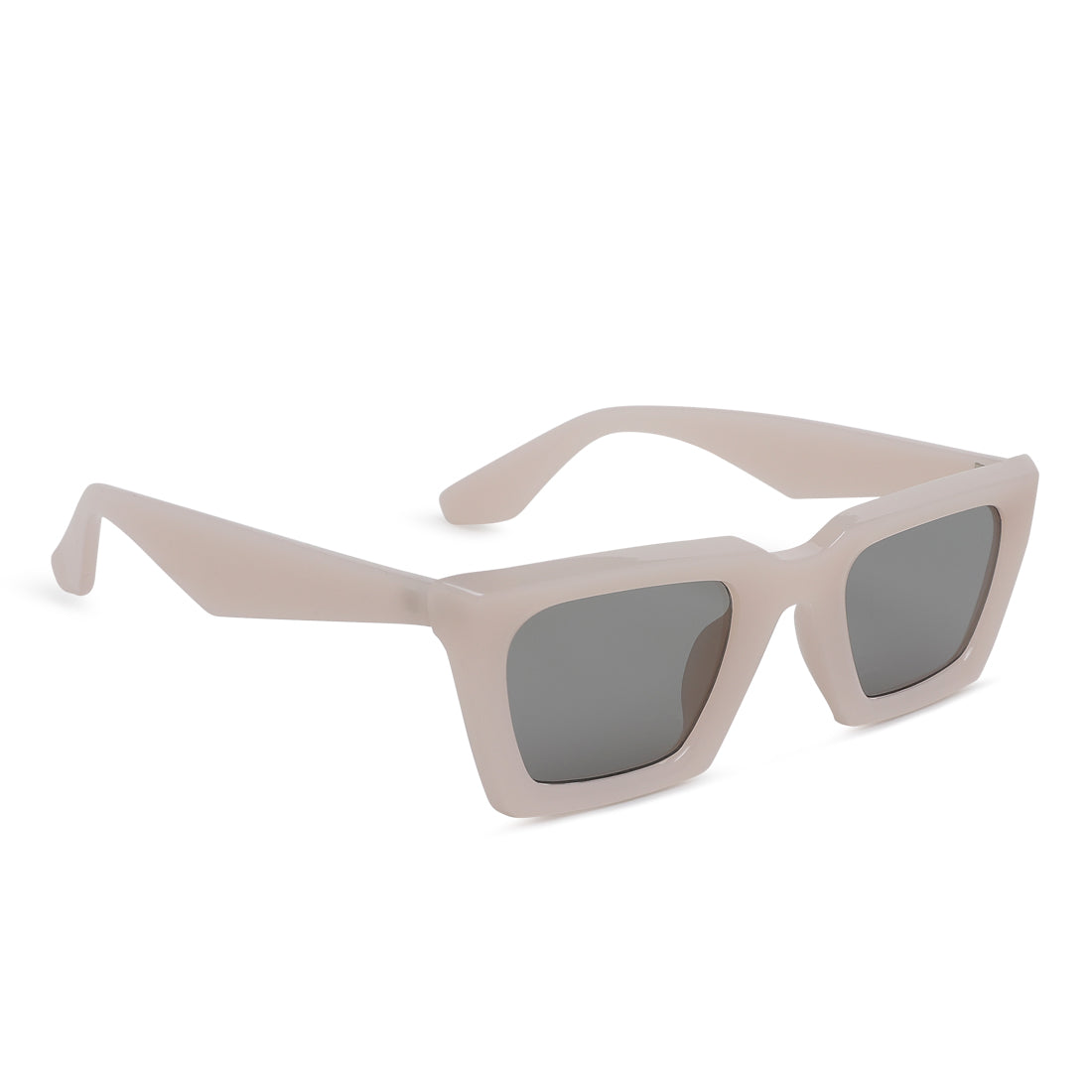 full rim wayfarer sunglasses#color_white-smoke