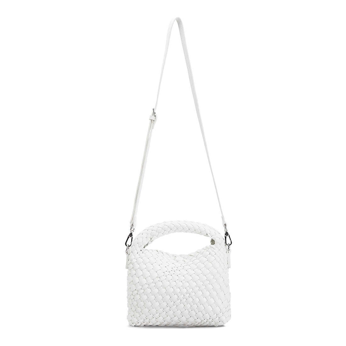 mini woven handbag#color_white