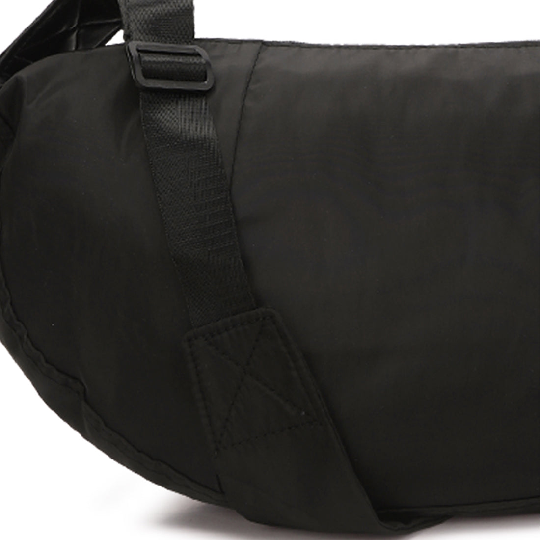 nylon hobo bag with adjustable straps#color_black