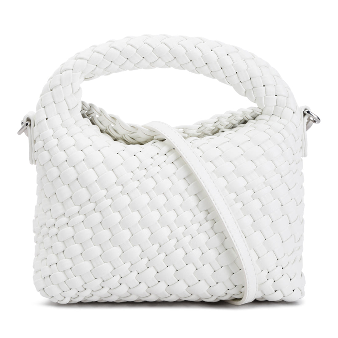 mini woven handbag#color_white
