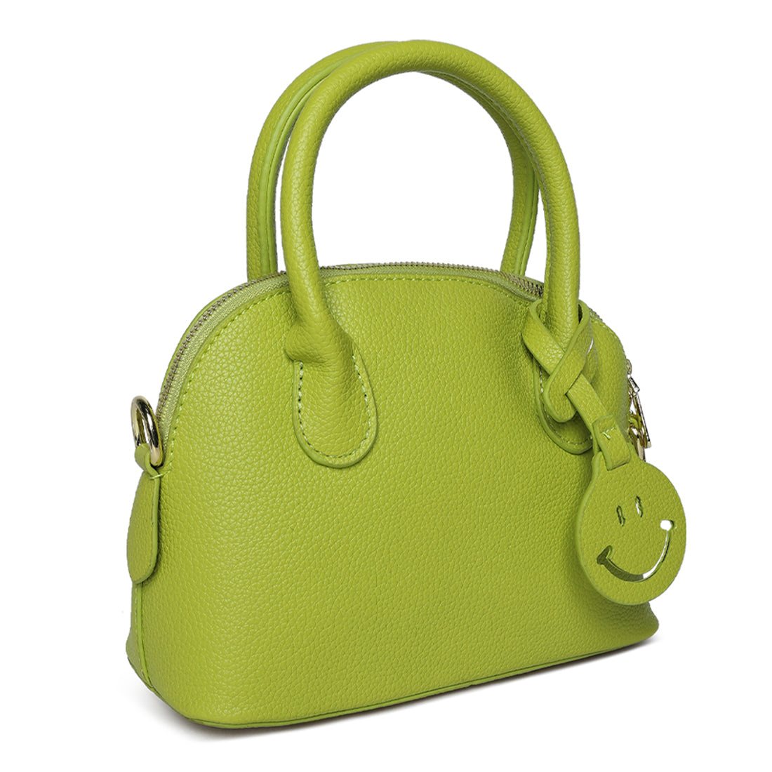 smiley bag tag shoulder bag#color_light-green
