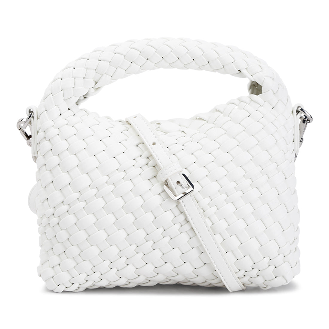 mini woven handbag#color_white