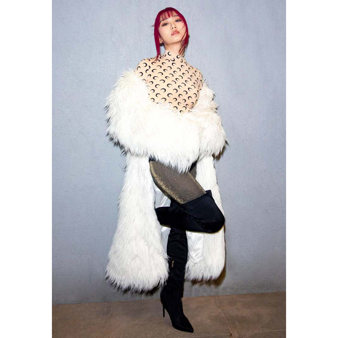 superstretch stiletto long boot#color_black