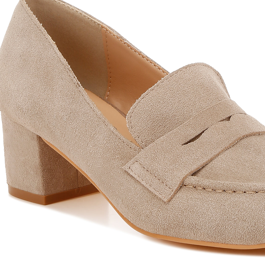 block heel suede loafers
#color_sand