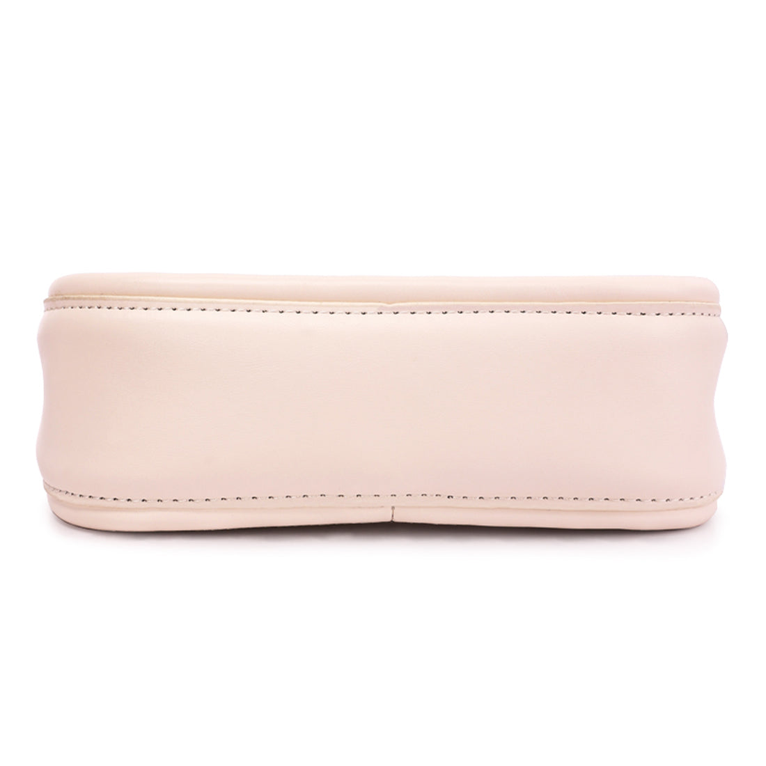 faux leather sling bag#color_white