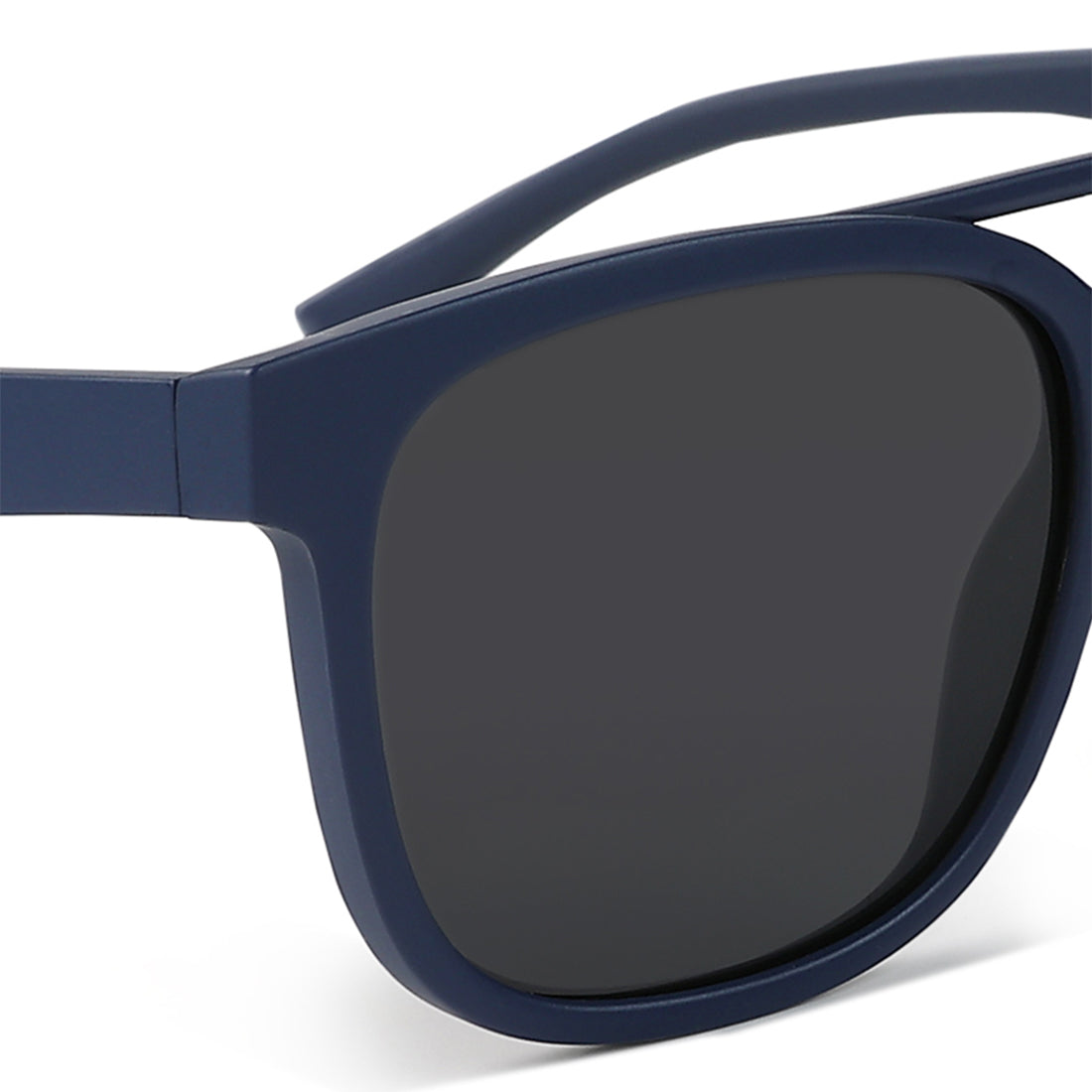 top bar detail wayfarer sunglasses#color_blue-black
