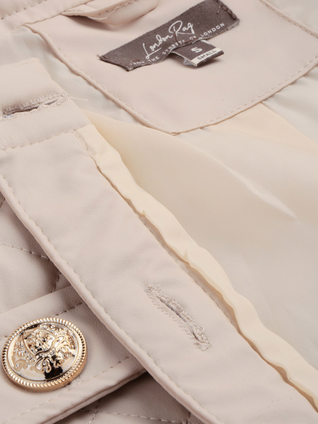 quilted jacket#color_beige