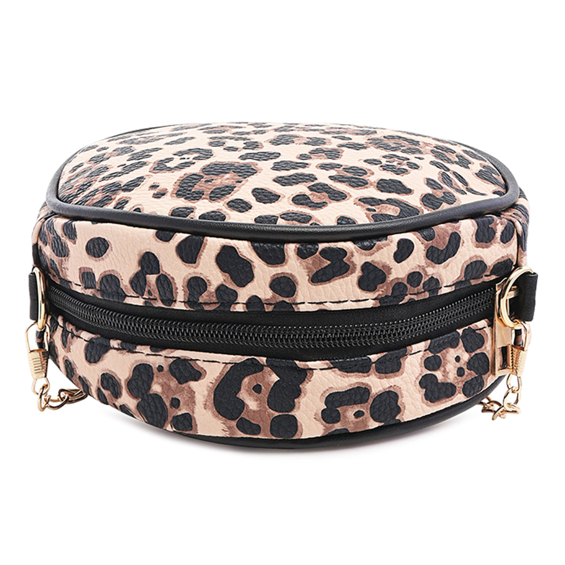 Beige Leopard Sling Bag