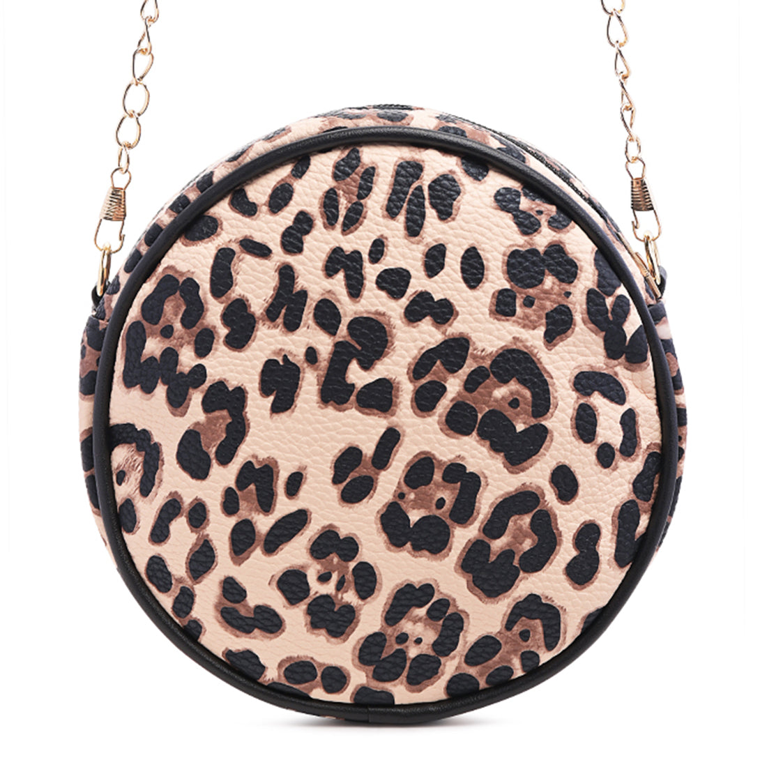Beige Leopard Sling Bag