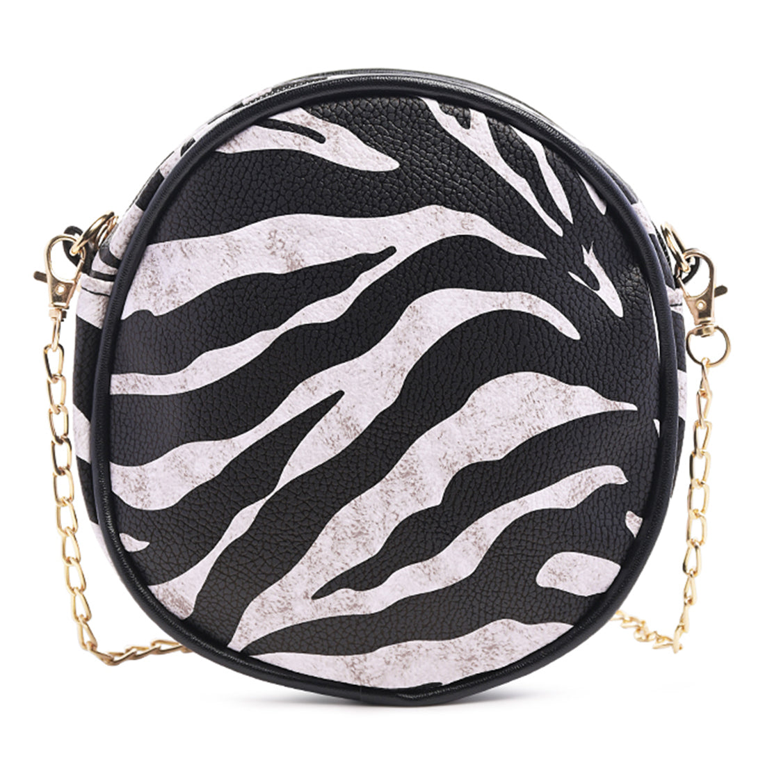 Black Zebra Sling Bag