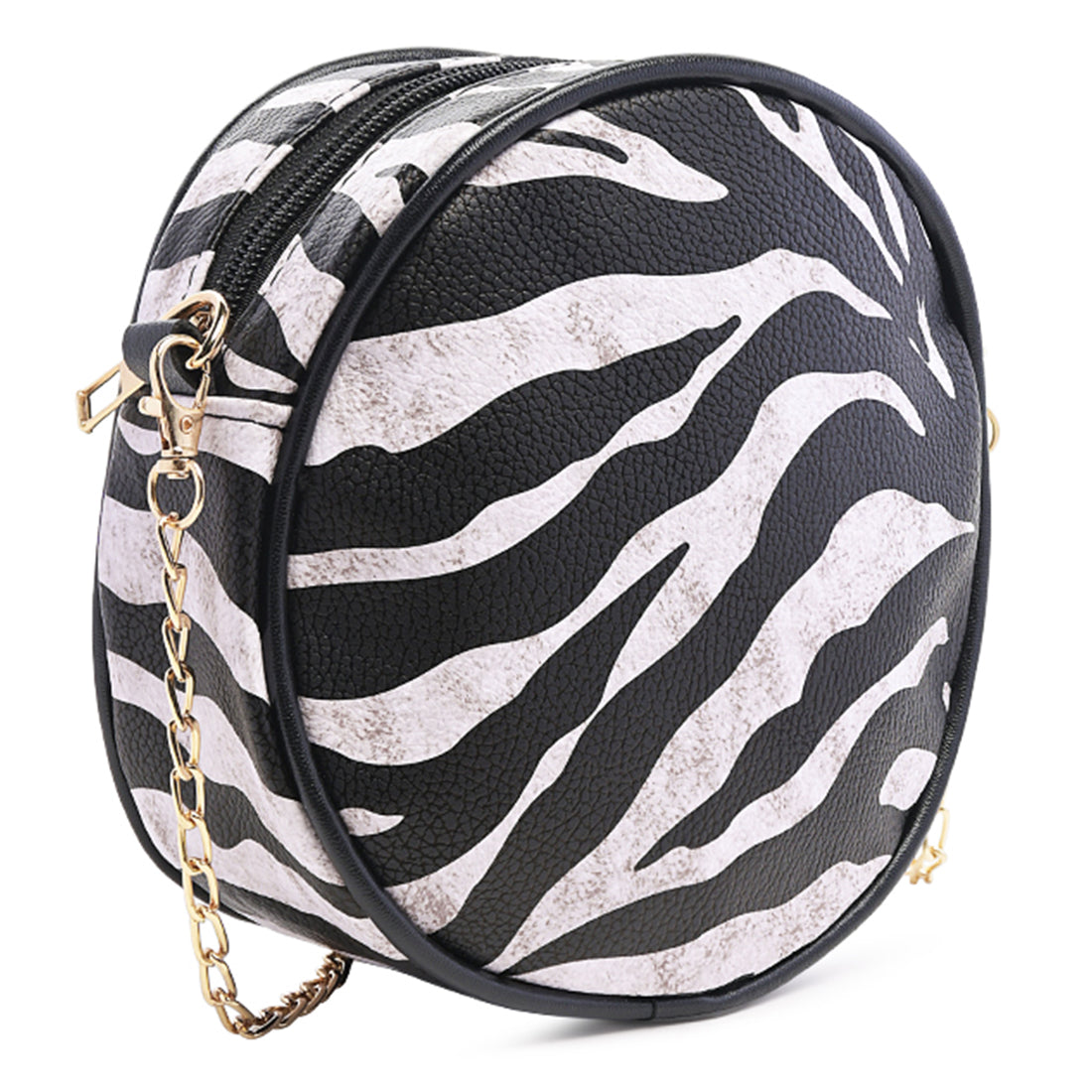 Black Zebra Sling Bag