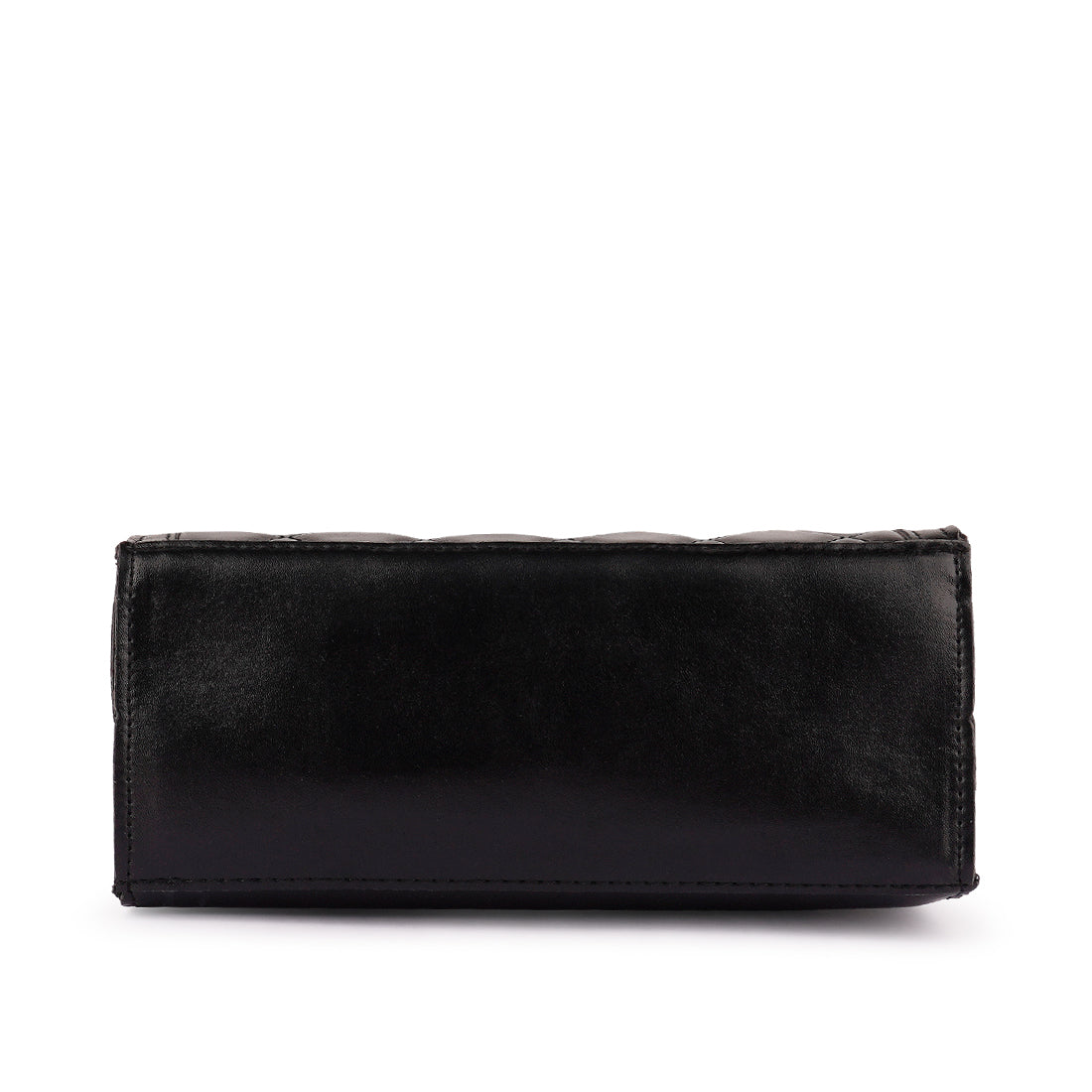 White Quilted Statement Sling Bag