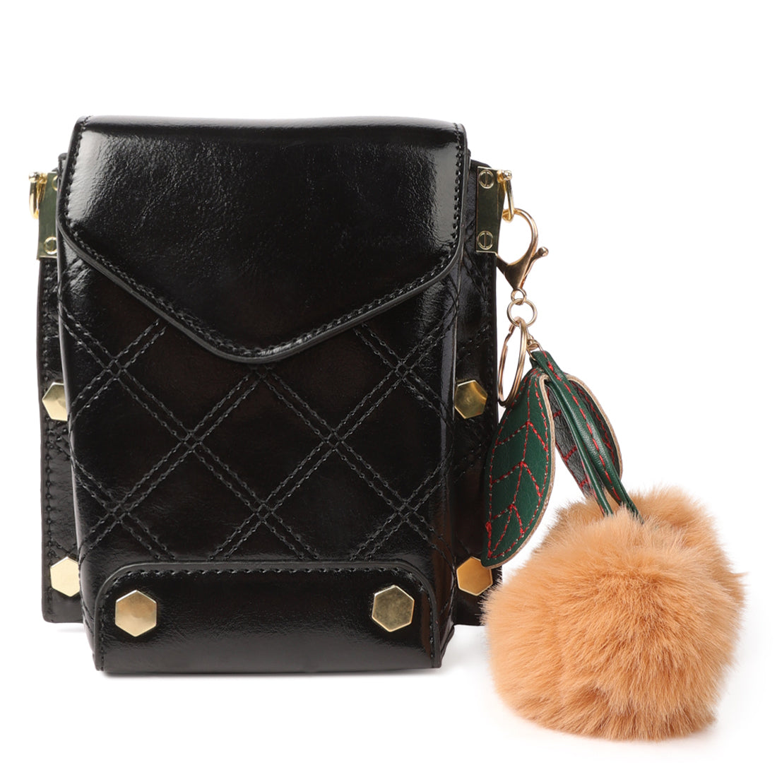 mini sling bag#color_black