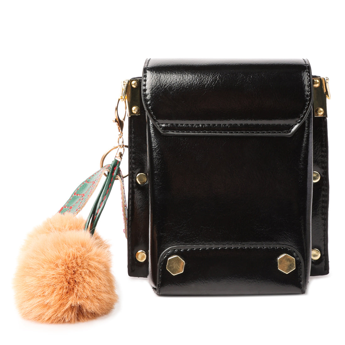 mini sling bag#color_black