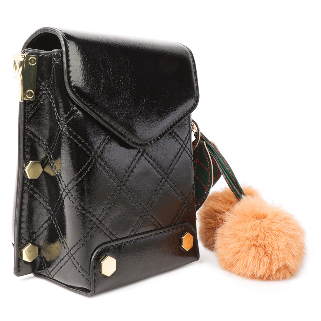 mini sling bag#color_black