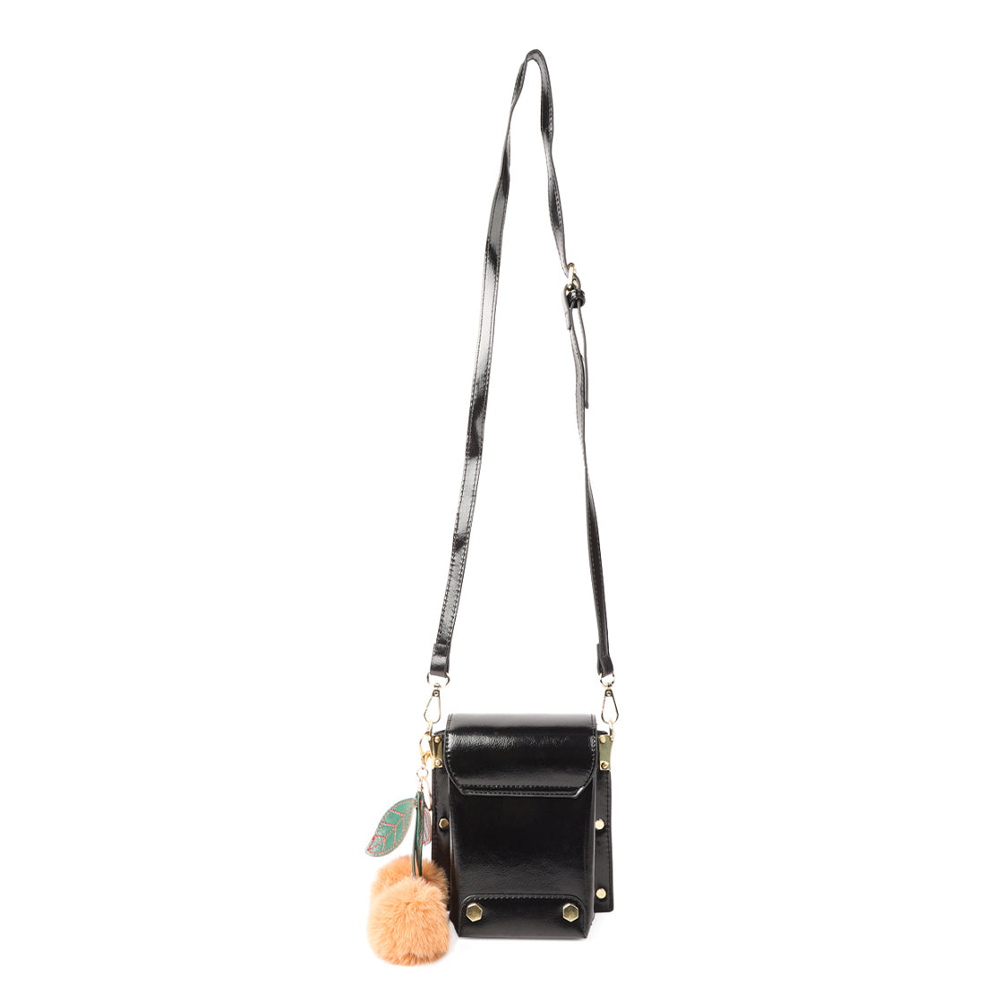 mini sling bag#color_black