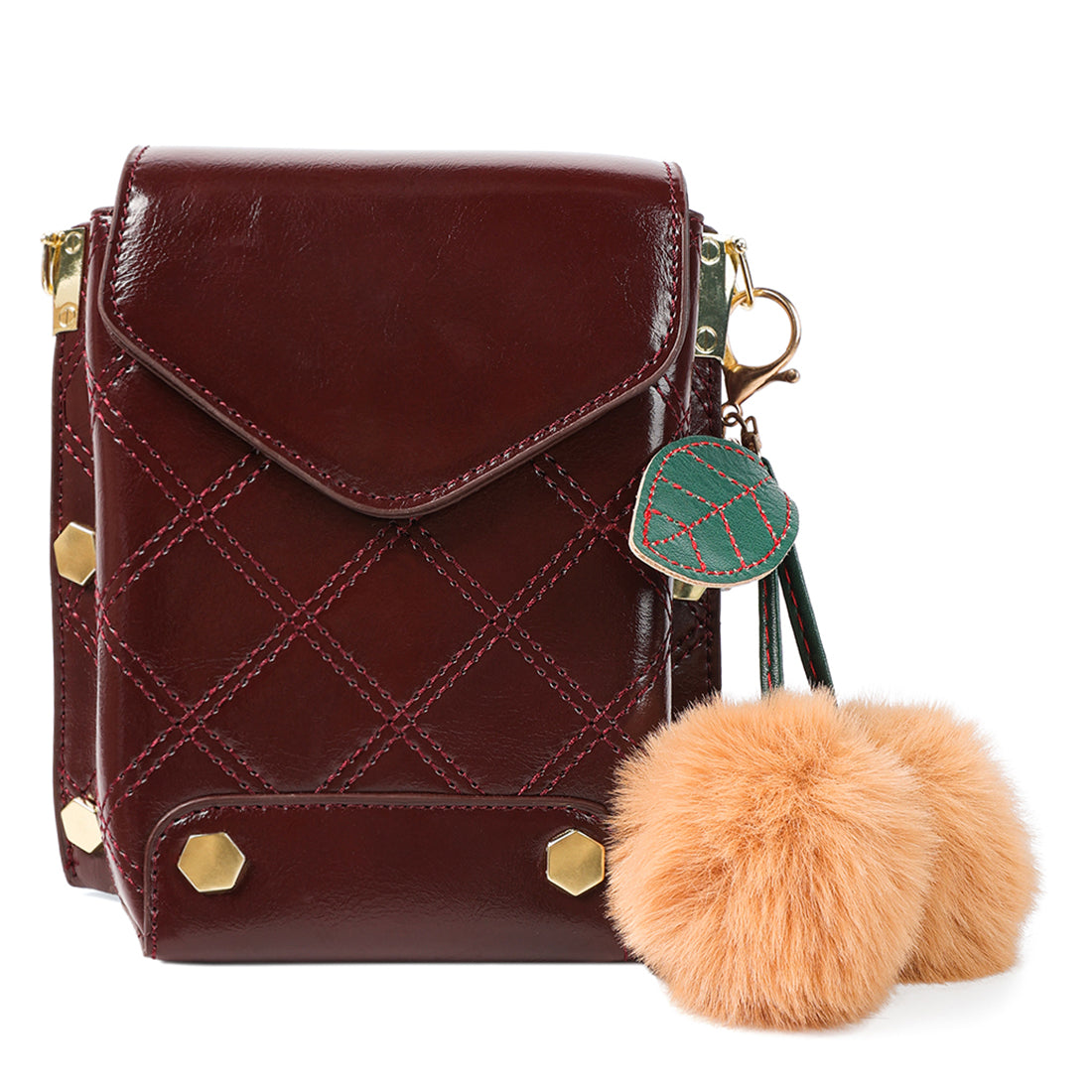 mini sling bag#color_burgundy