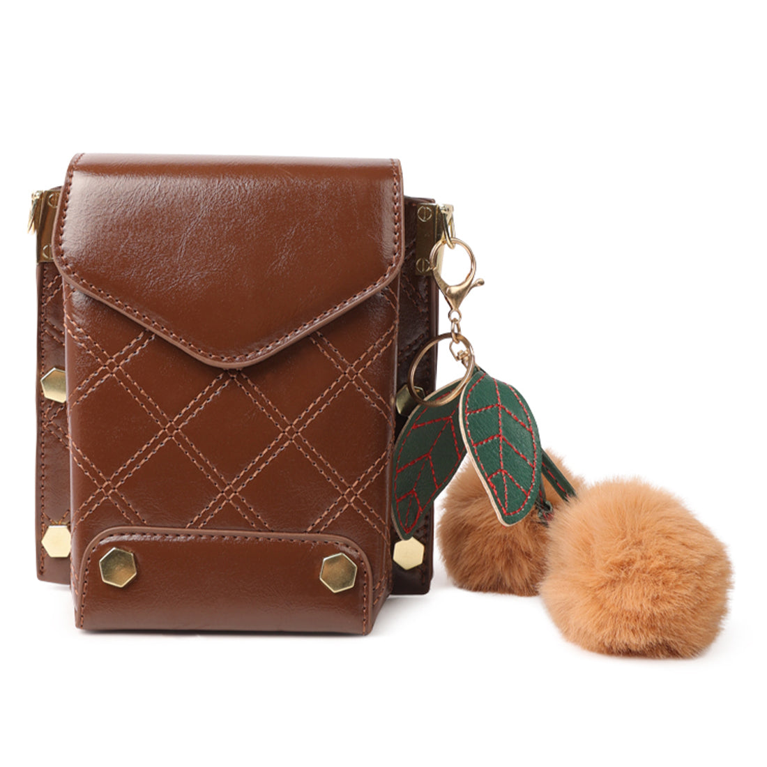 mini sling bag#color_brown