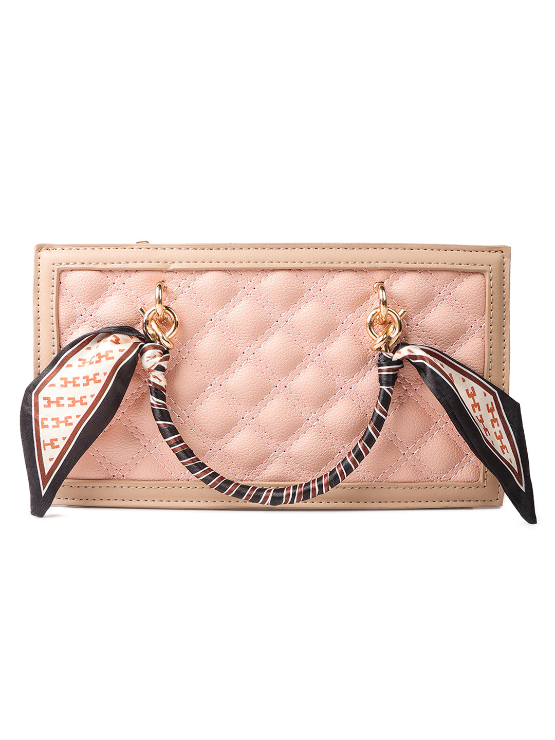 high street quilted handbag#color_pink