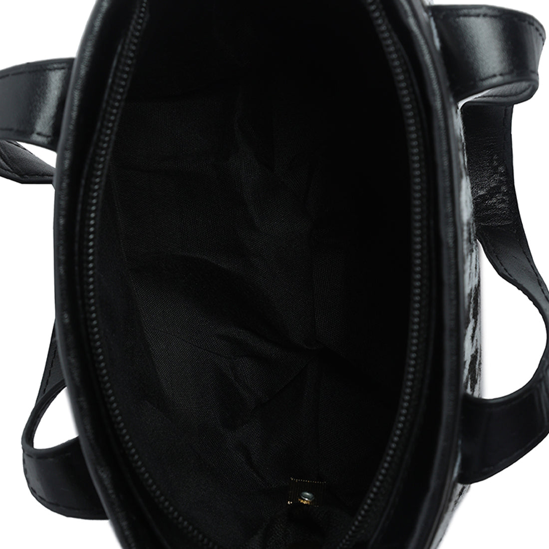 houndstooth pattern handbag#color_black