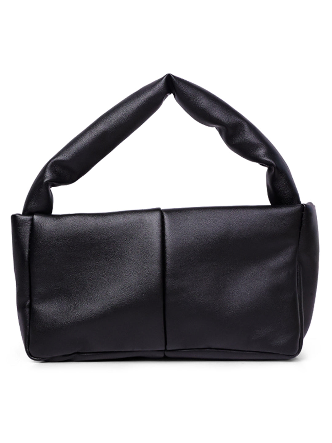 pu buguette bag#color_black