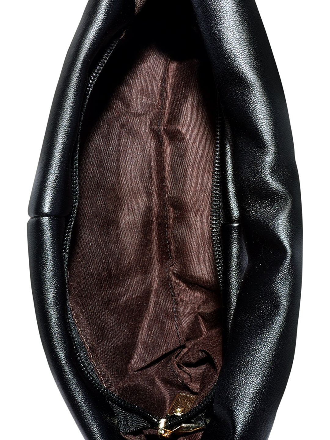 pu buguette bag#color_black